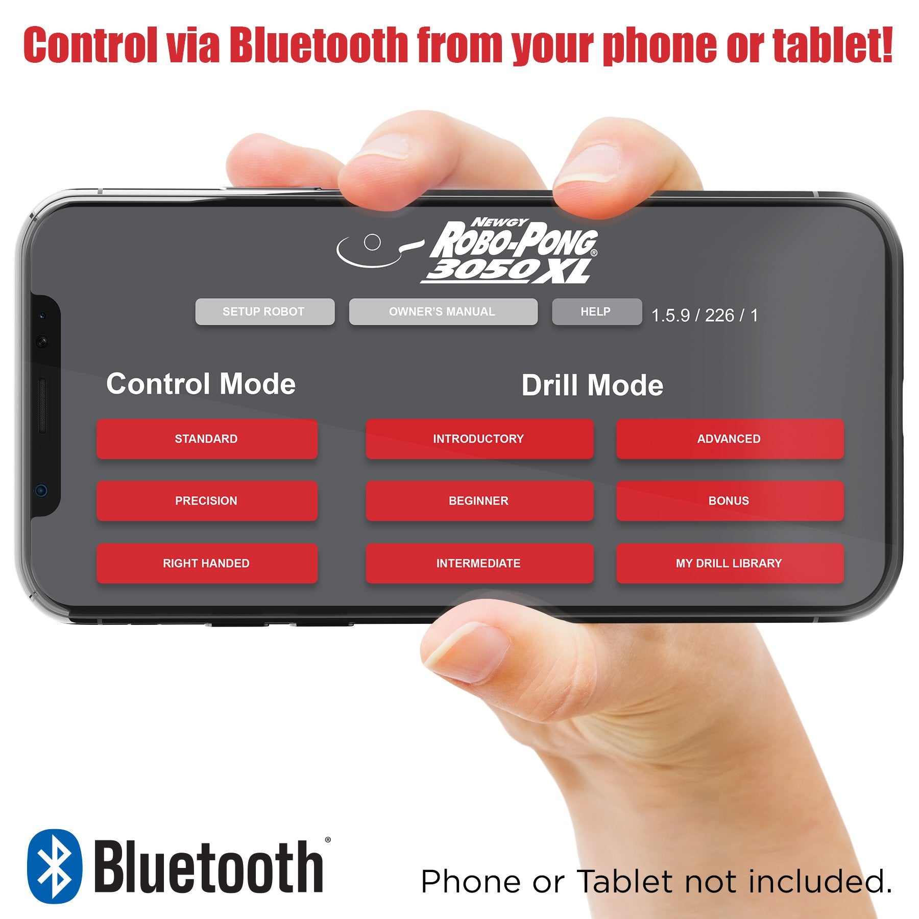 Robo-Pong 3050XL App